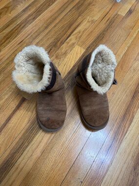 UGG Classic Brown Shearling Winter Boots Cozy Suede